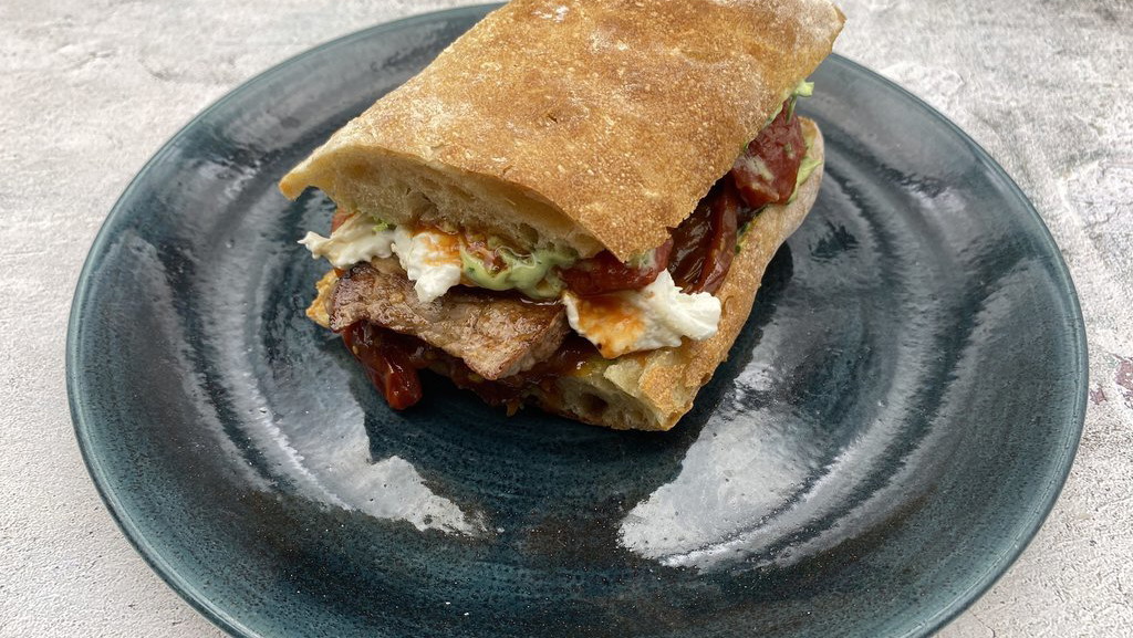 Steak-Sandwich „Italian Style“