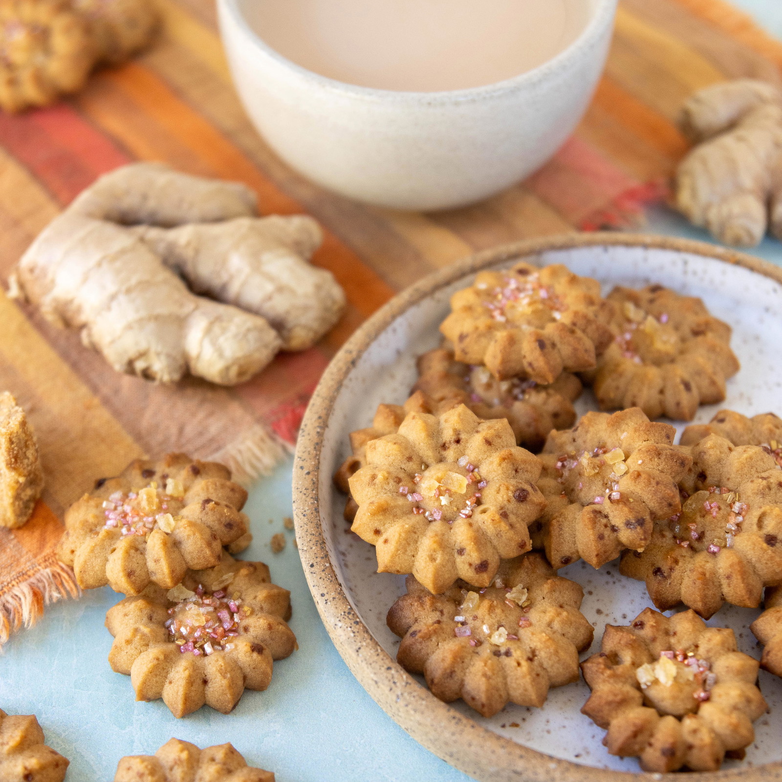 Image of Ginger & Jaggery Spritz Cookies