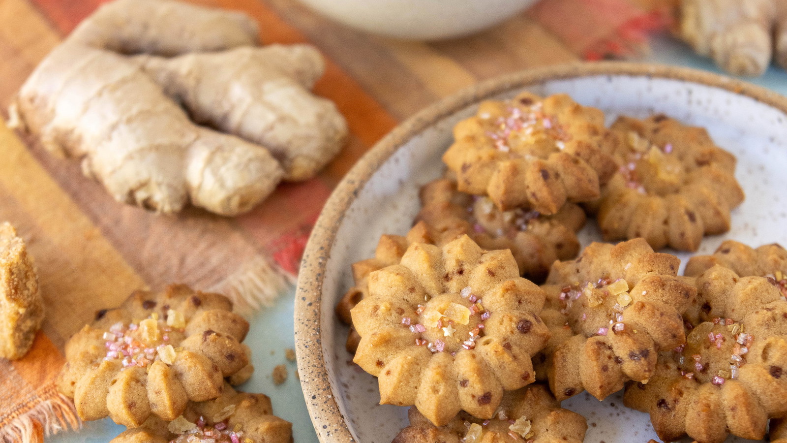 Image of Ginger & Jaggery Spritz Cookies