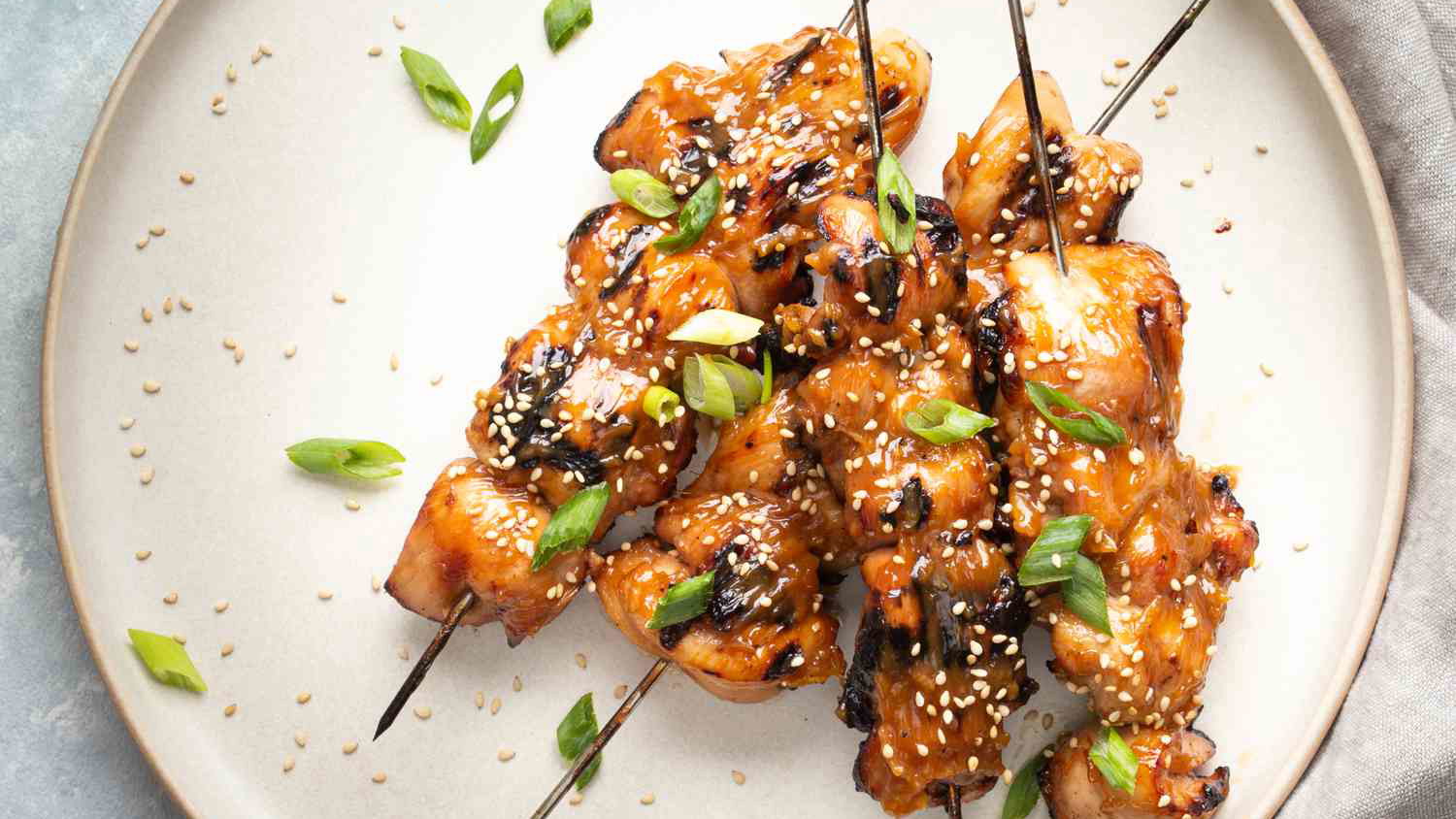 Image of Honey Chipotle Chicken Skewers