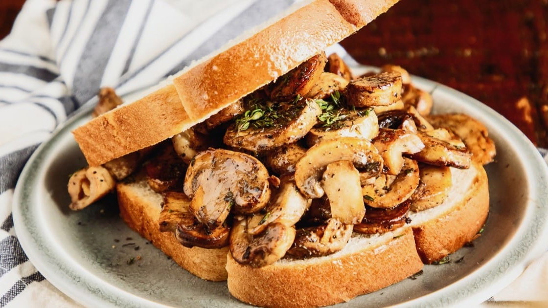 Image of Cajun Mushroom Gourmet Sandwich