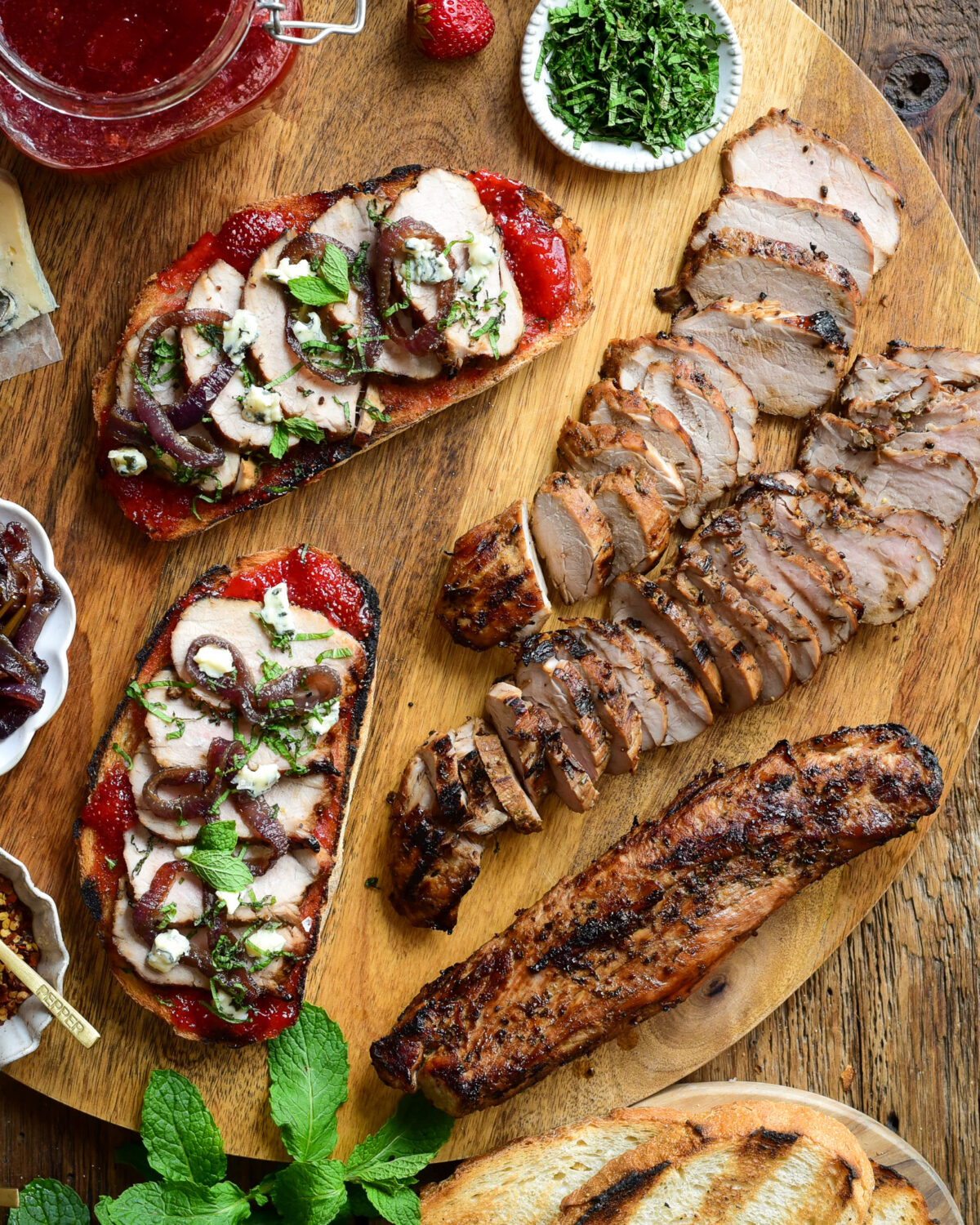 Grilled Honey Mustard Pork Tenderloin