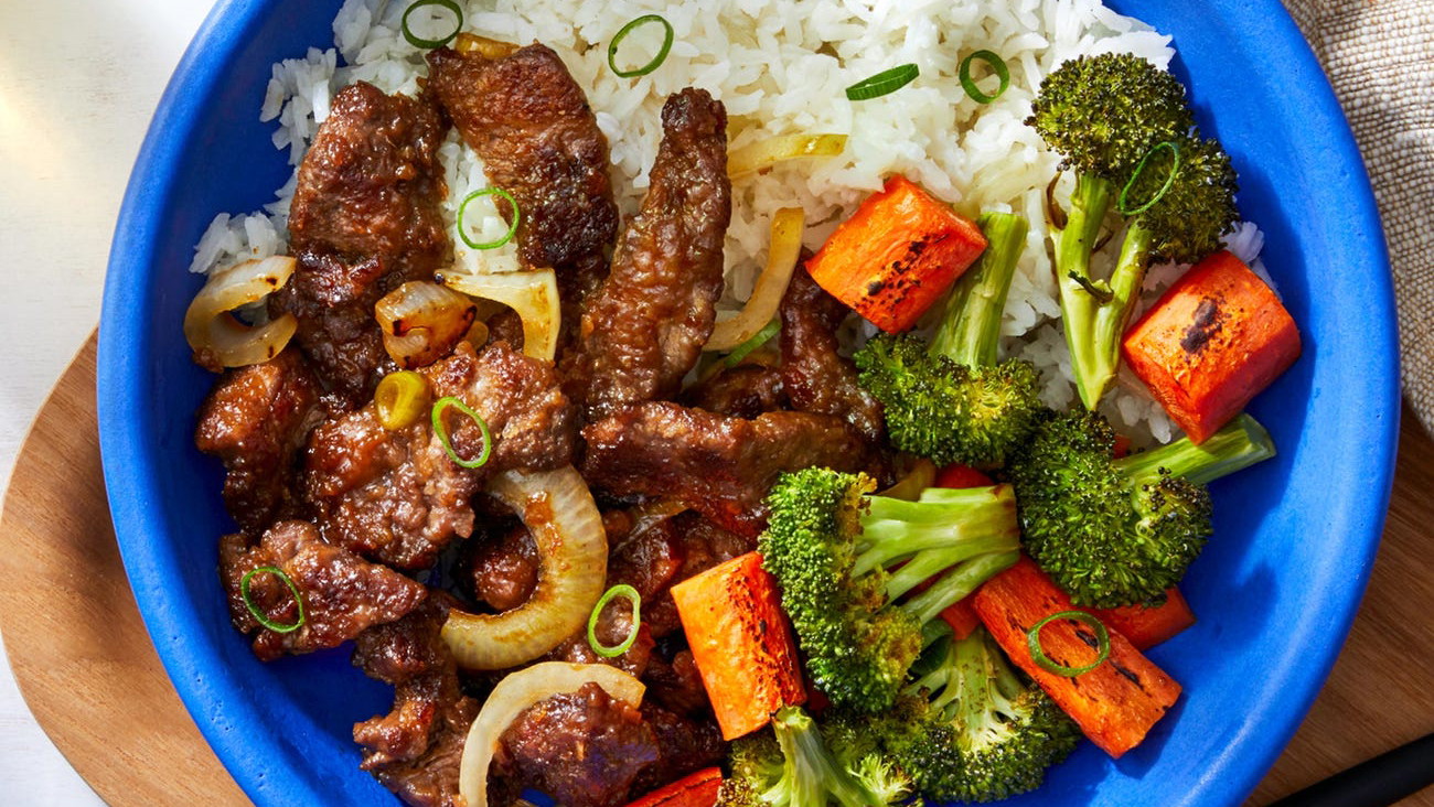 Image of Grilled Gourmet Beef and Broccoli Rice Bowl