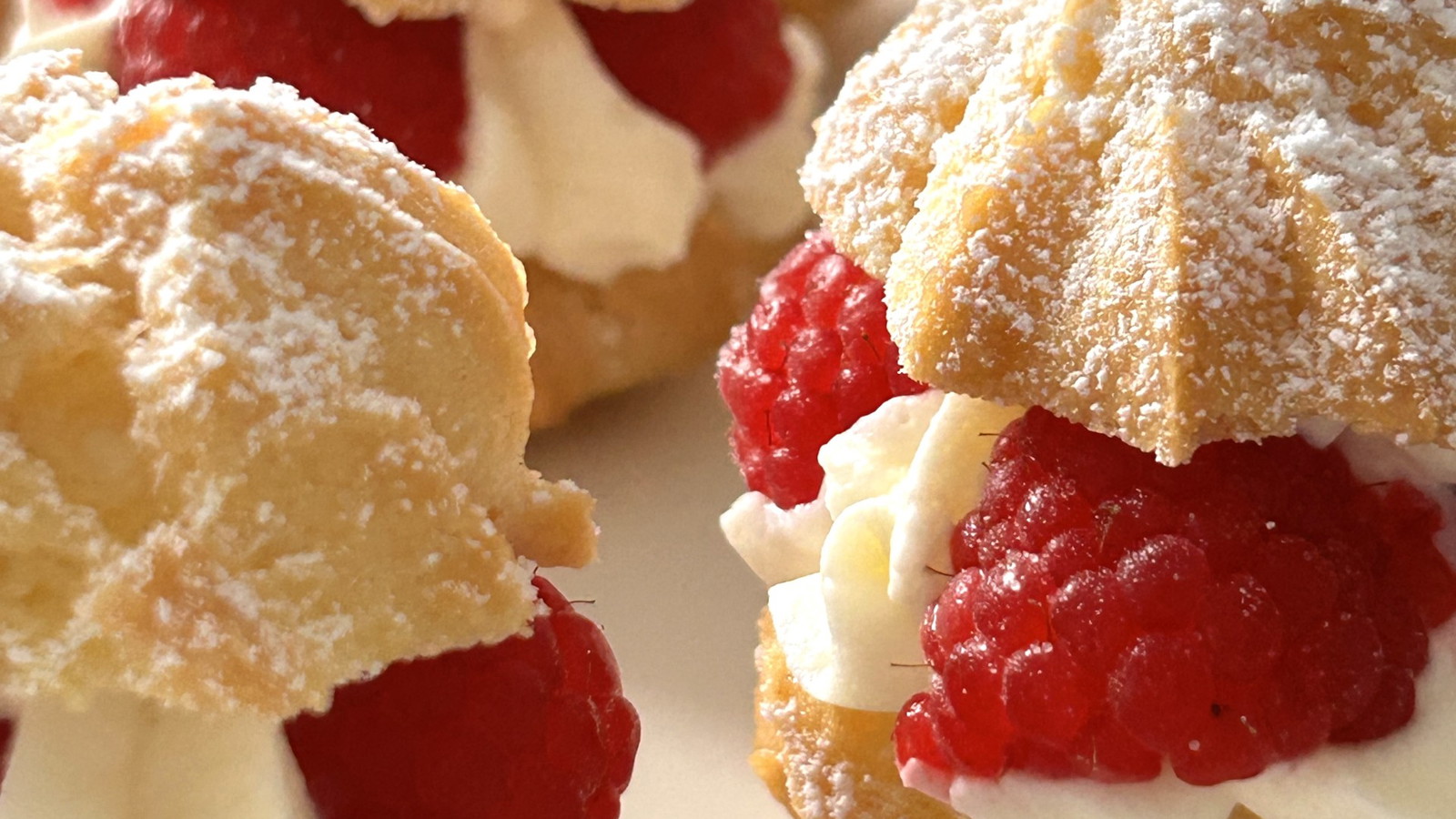 Image of Raspberry Cream Puffs Recipe