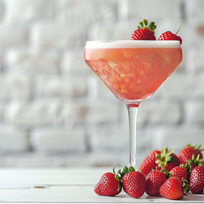 Image of Strawberry Gimlet