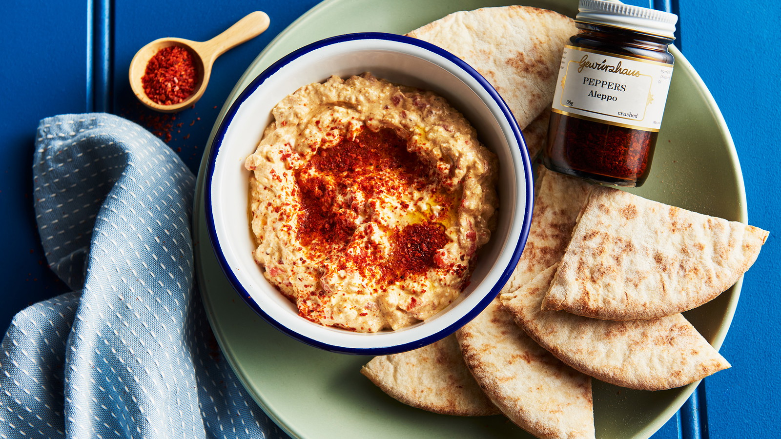 Image of Tirokafteri (Spiced Feta & Grilled Pepper Dip)