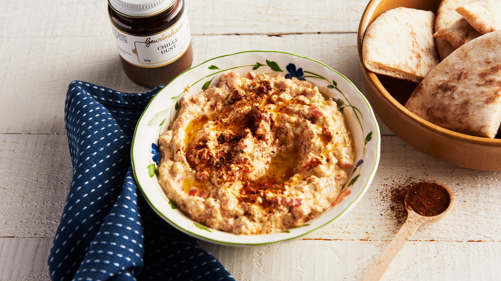 Image of Tirokafteri (Spicy Feta & Grilled Pepper Dip)