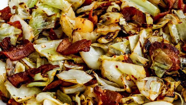 Image of Bacon Cabbage Stir-Fry