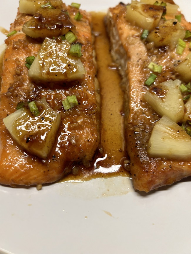 Image of Maple Pineapple Salmon: A Sweet and Savory Delight with Wood’s Vermont Maple Syrup