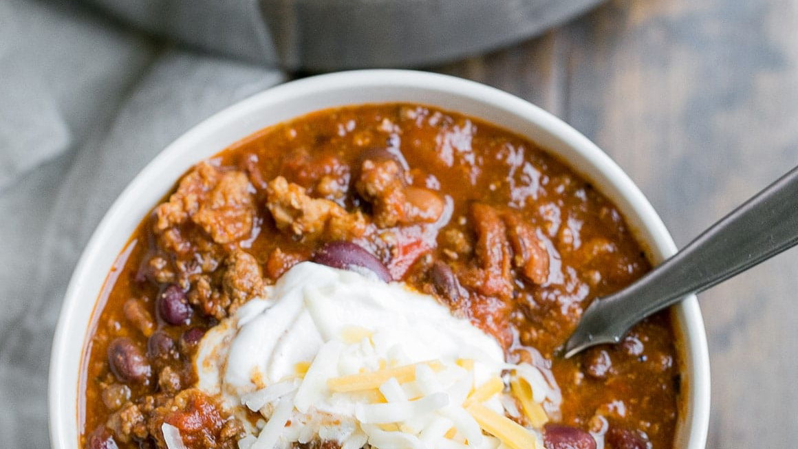 Image of Meaty Chili and Sausage Stew