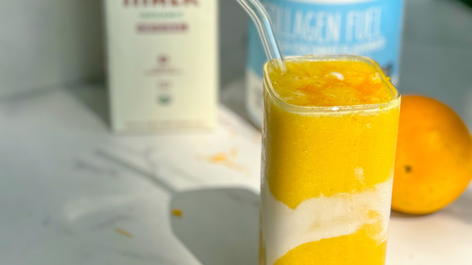 Image of Orange Cream Collagen Smoothie