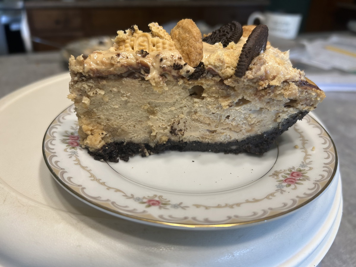 Maple Butterfinger Cheesecake