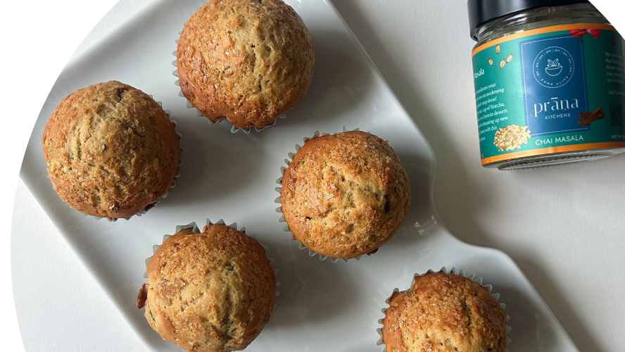 Image of Zucchini Muffins with Chai Masala