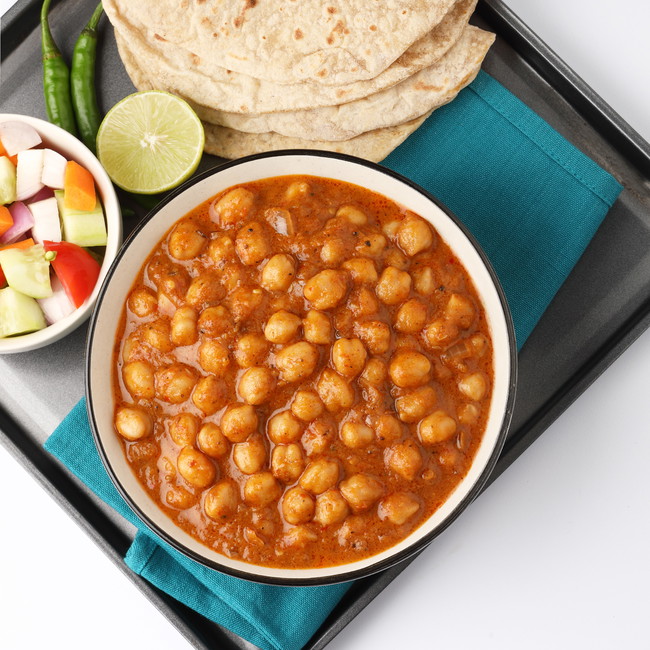 Image of Indian Chickpea Curry Recipe - Punjabi Chole Recipe