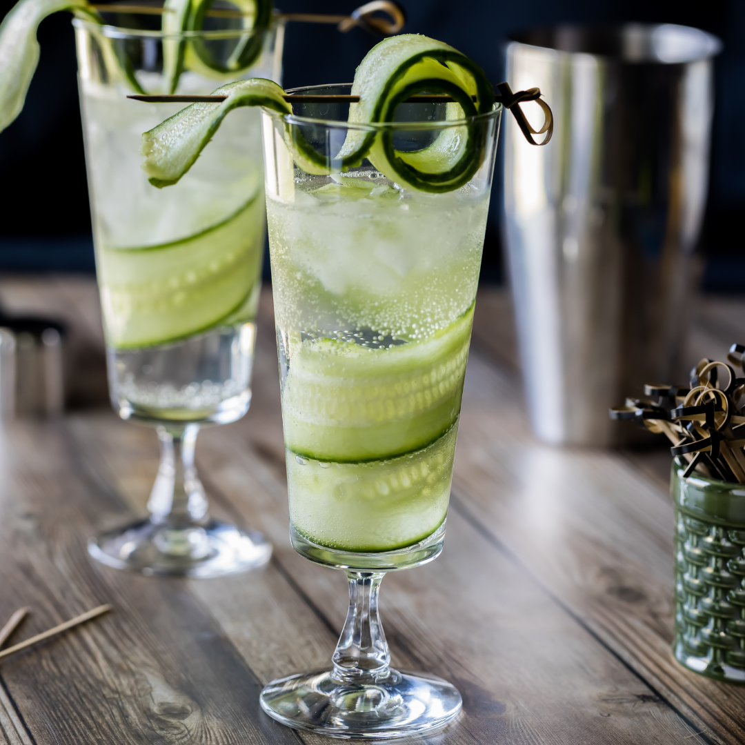 Herb and Cucumber Mocktail