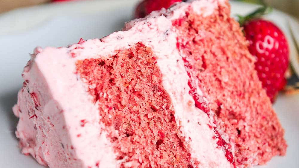 Image of Fresh Strawberry Cake