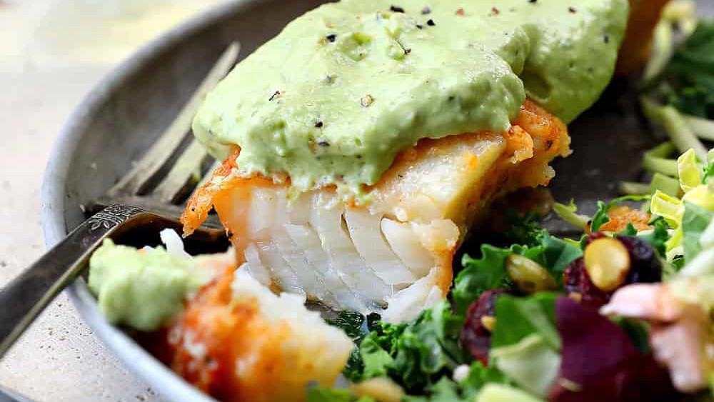 Image of Avocado Mayo Baked Fish