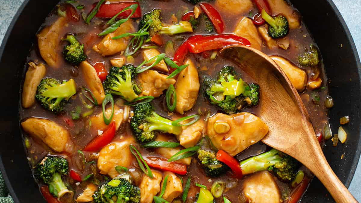 Image of Spicy Latino Chicken Veggie Stir-Fry