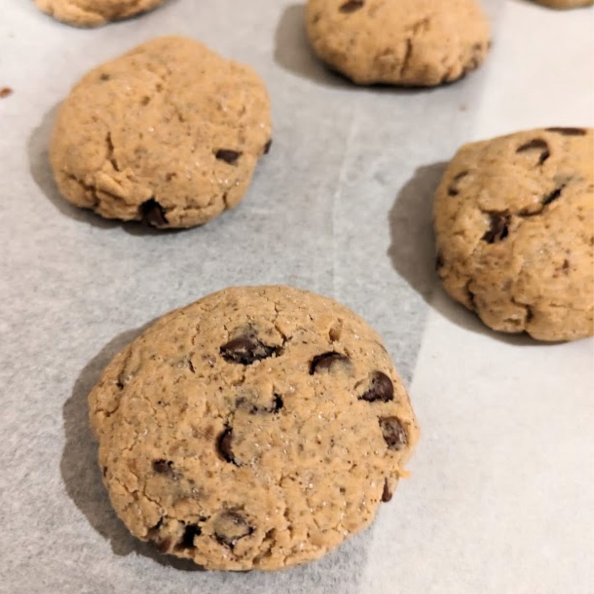 Vegan Chocolate Chip Protein Cookies