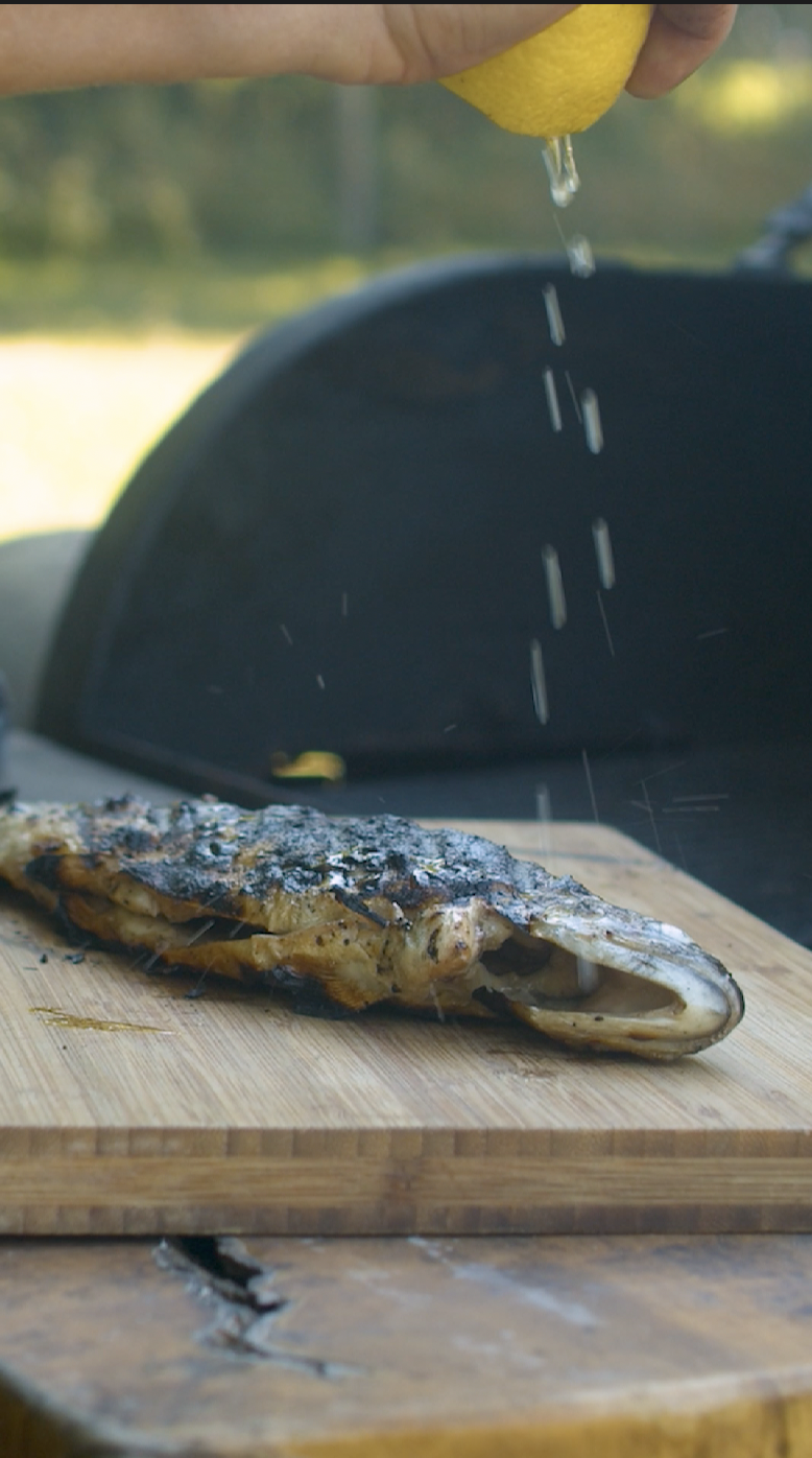 Image of Grilled Whole Rainbow Trout