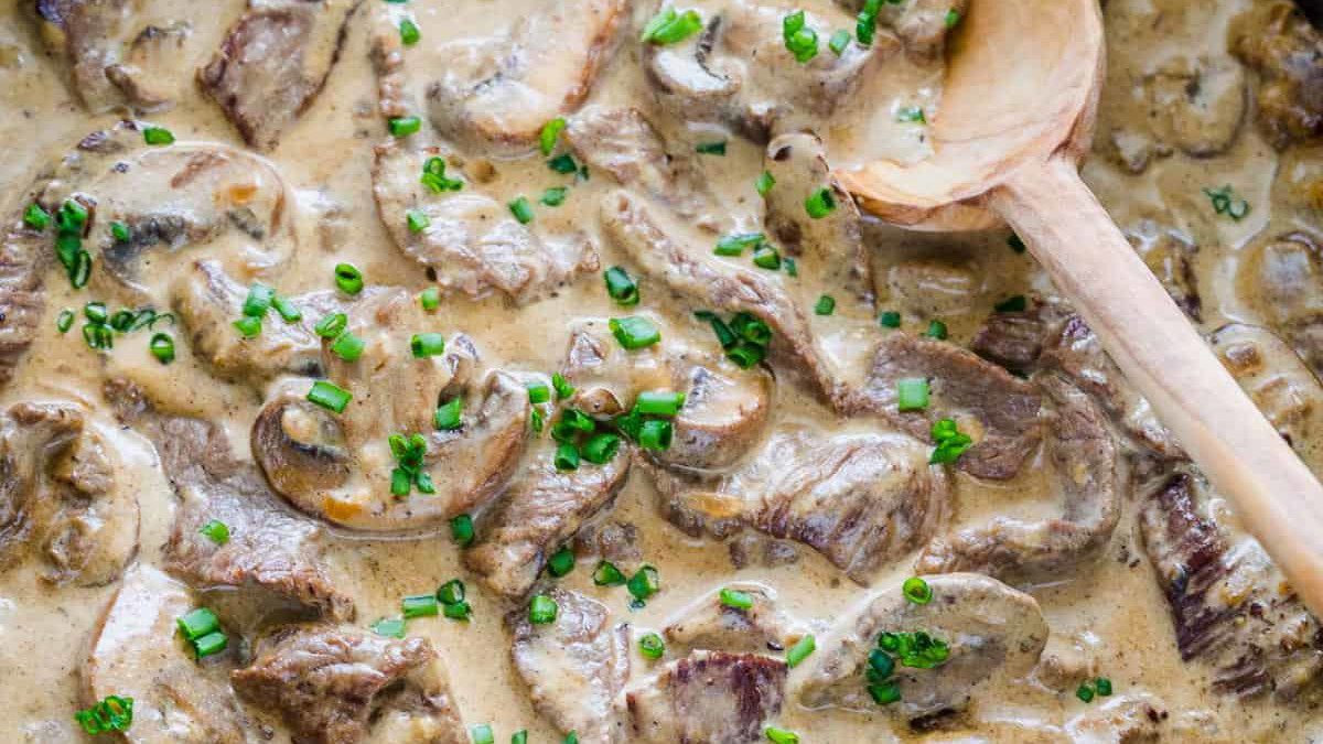 Image of Creamy Beef Stroganoff