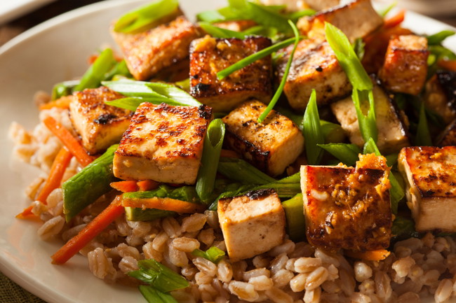 Image of Tofu aux légumes à la japonaise