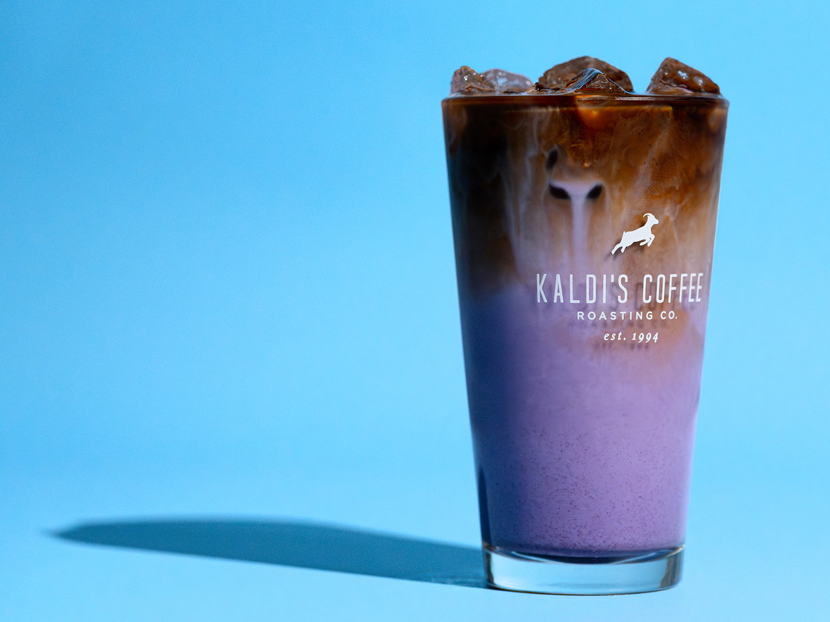 Iced Ube Latte Recipe feat. Cold Brew Concentrate