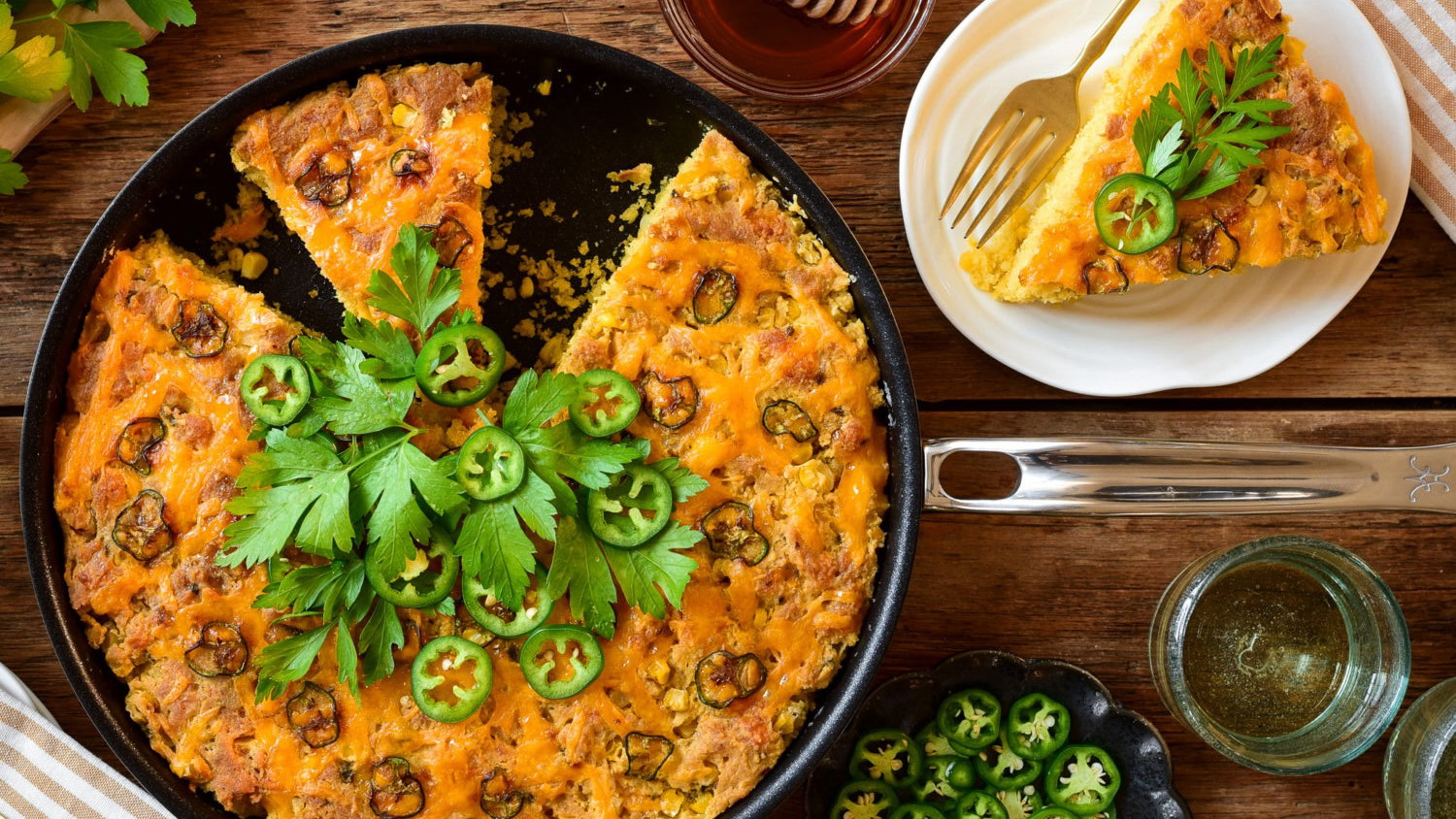 Image of Grilled Jalapeño Cheddar Cornbread