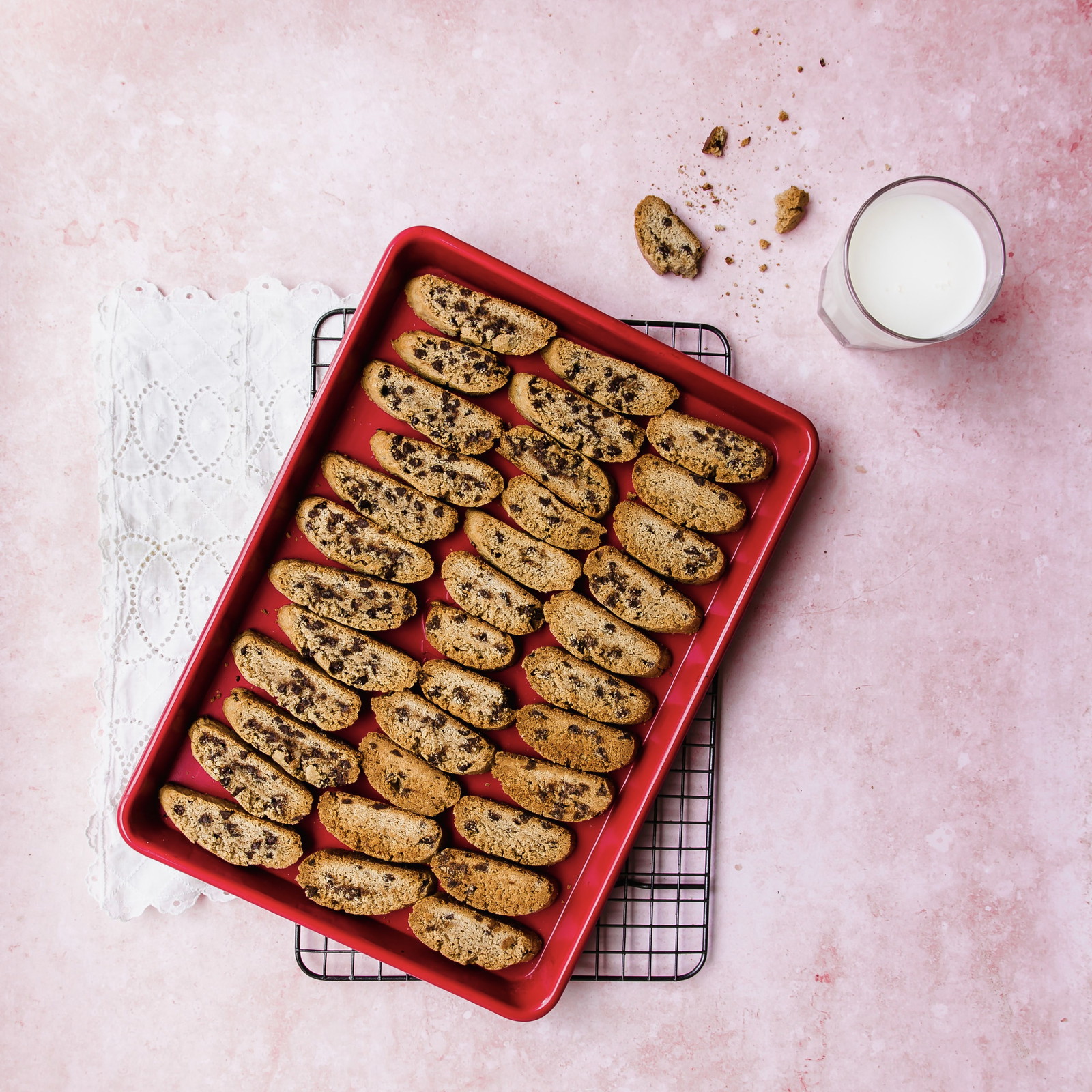 Image of Mini Chocolate Chip & Cinnamon Biscotti