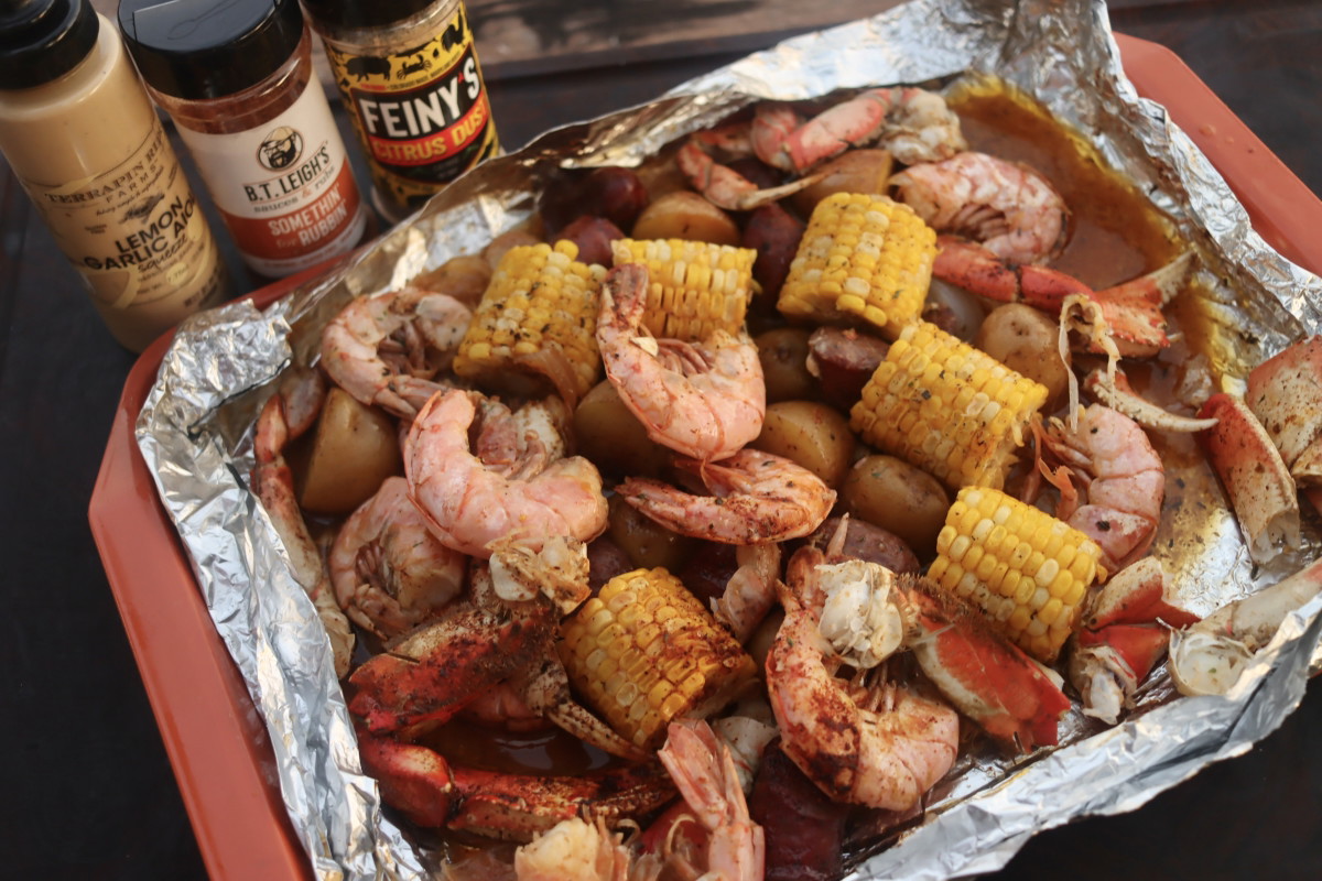Seafood Boil on the Grill