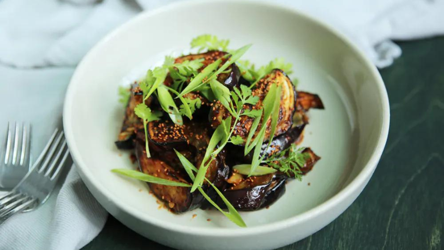 Image of Aubergines à la sauce hoisin locale