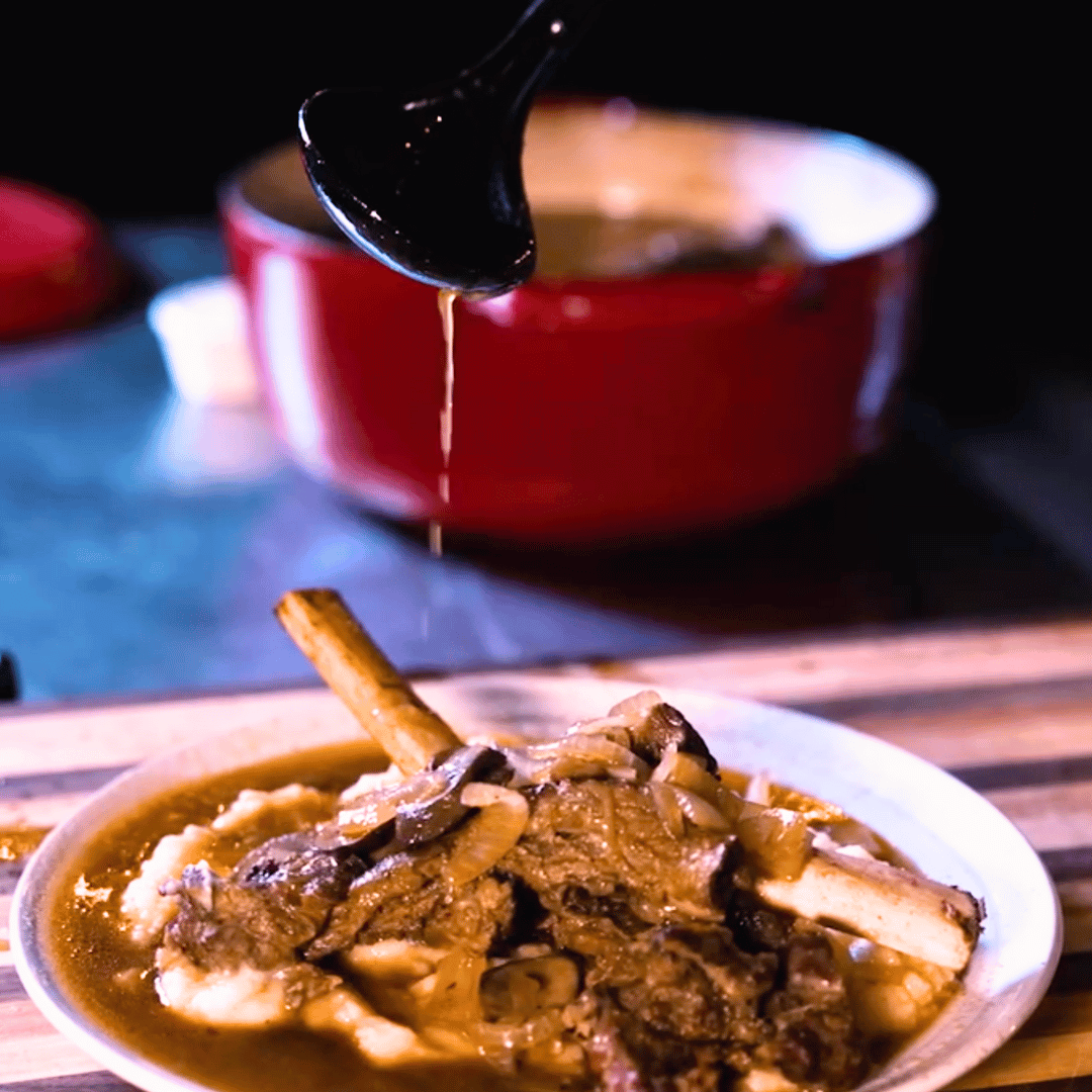 Smoked and Braised Bison Back Ribs