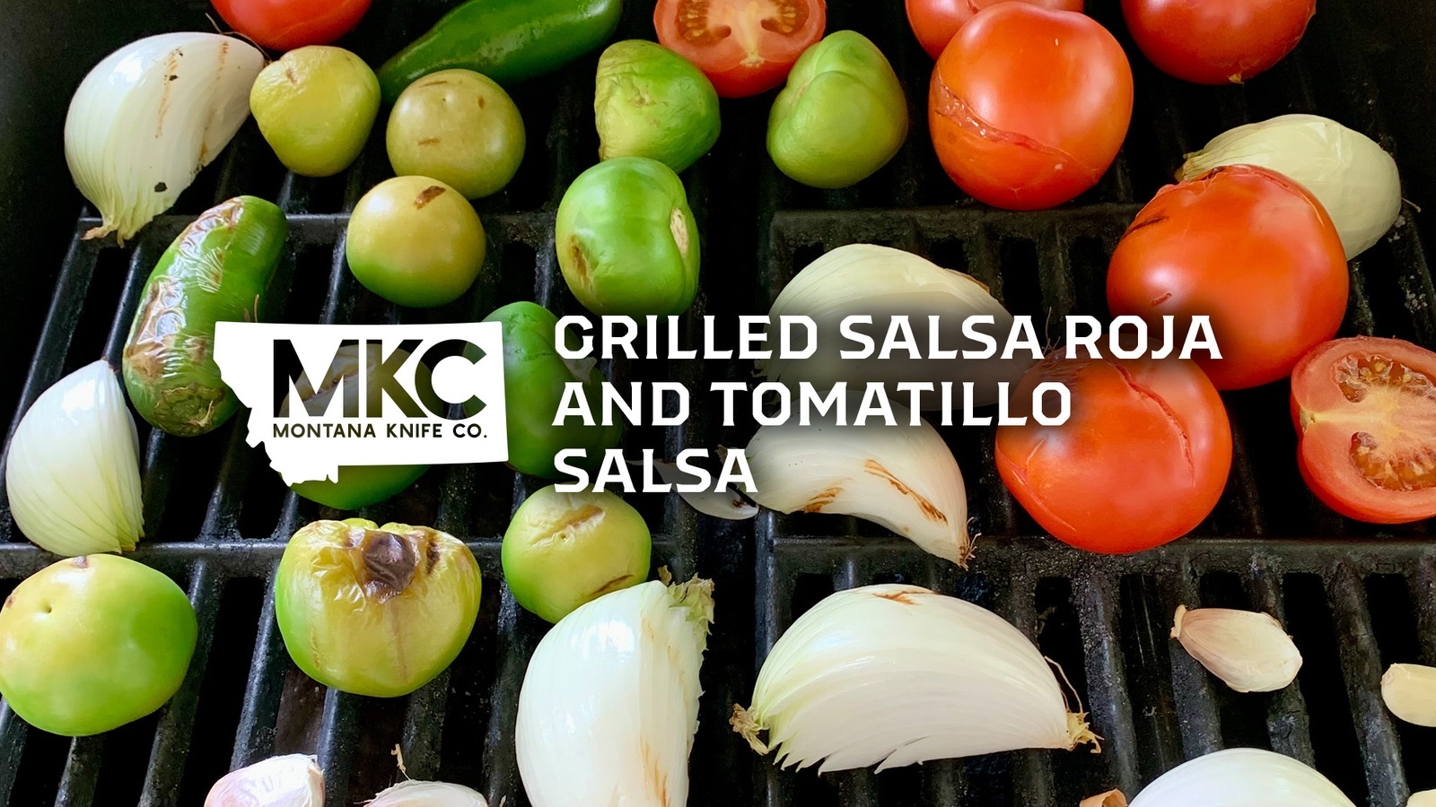 Image of Grilled Salsa Roja and Tomatillo Salsa