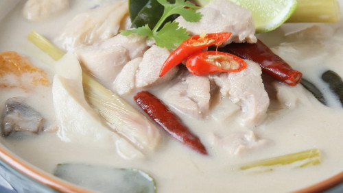 Image of Thai-Tom-Kha-Gai : Kokosmilchsuppe