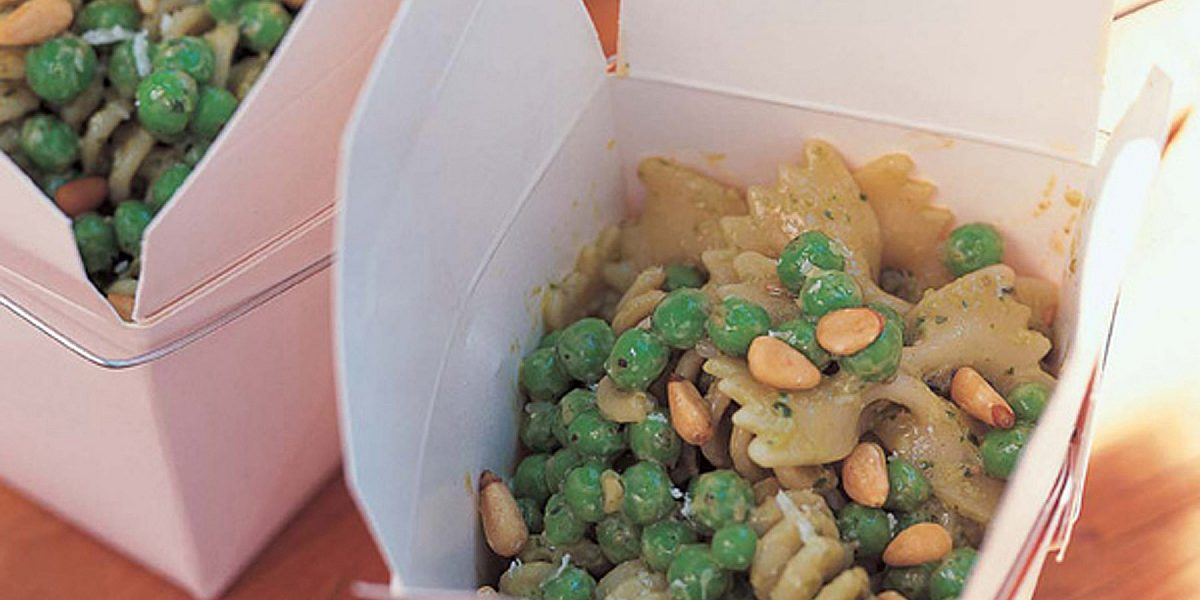 Image of Pasta, Pesto, and Peas