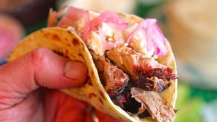 Smoked Pork Collar Tacos