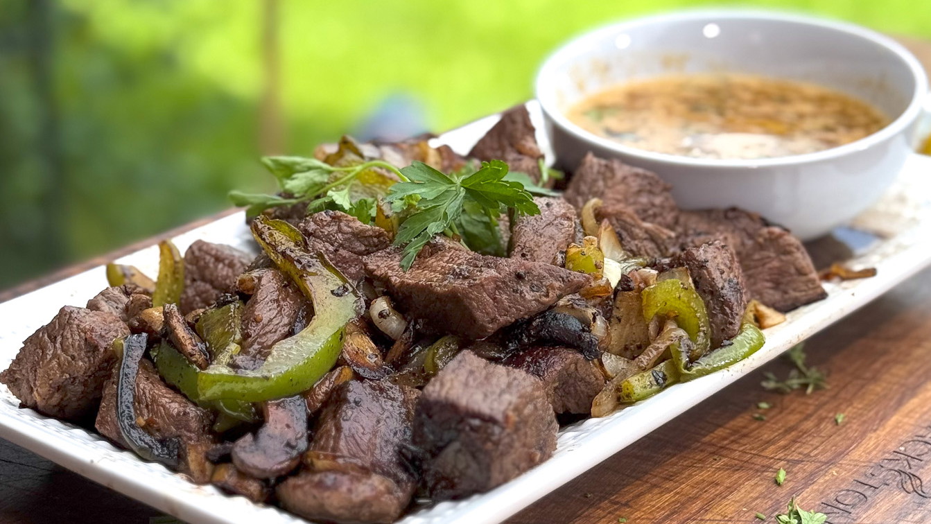 Image of Sirloin Tips with Cowboy Butter