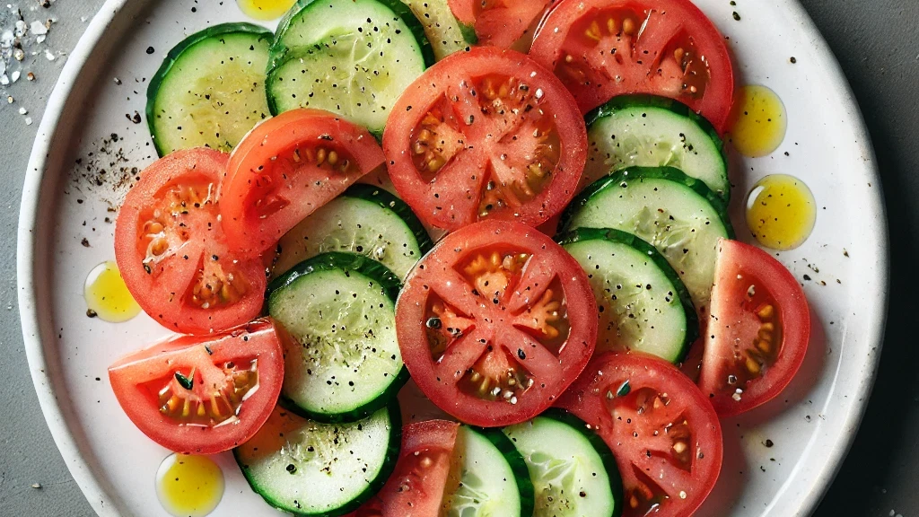 Image of Grapefruit White Balsamic Cucumber Salad