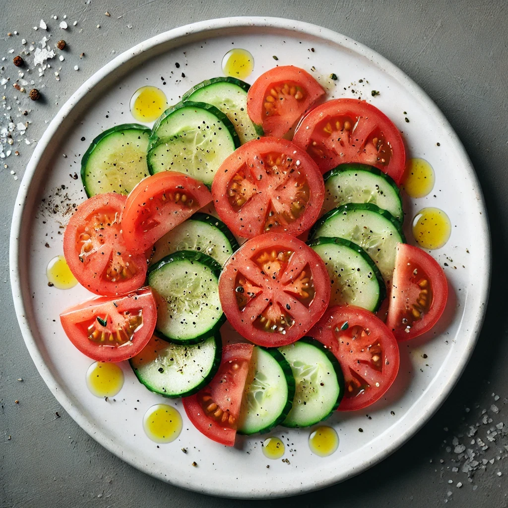 Grapefruit White Balsamic Cucumber Salad