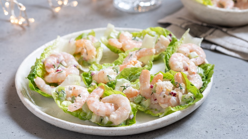 Image of Lemon Dill Shrimp Lettuce Wraps