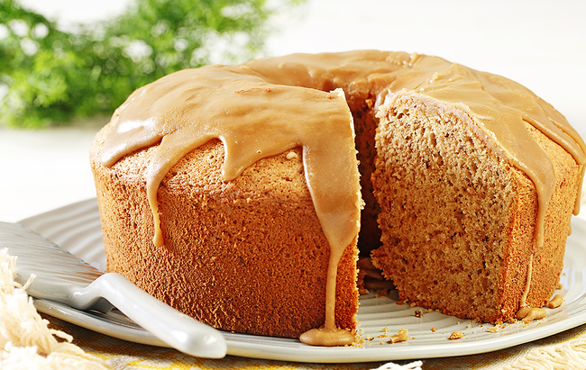 Image of MAPLE-NUT CHIFFON CAKE