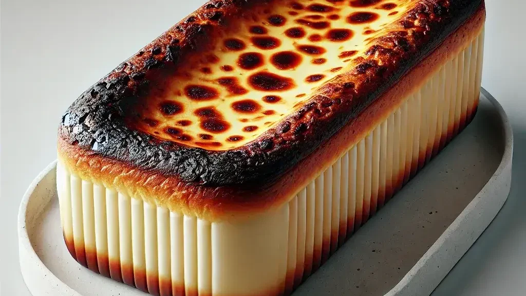 Image of Loaf Pan Basque Cheesecake