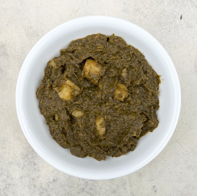 Image of Saag Aloo Recipe - Aloo Palak Recipe