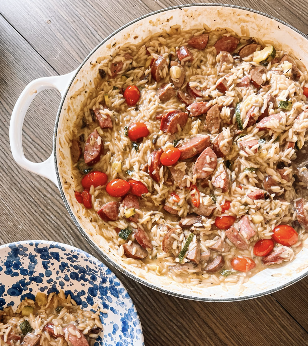 Image of Sausage Orzo Skillet