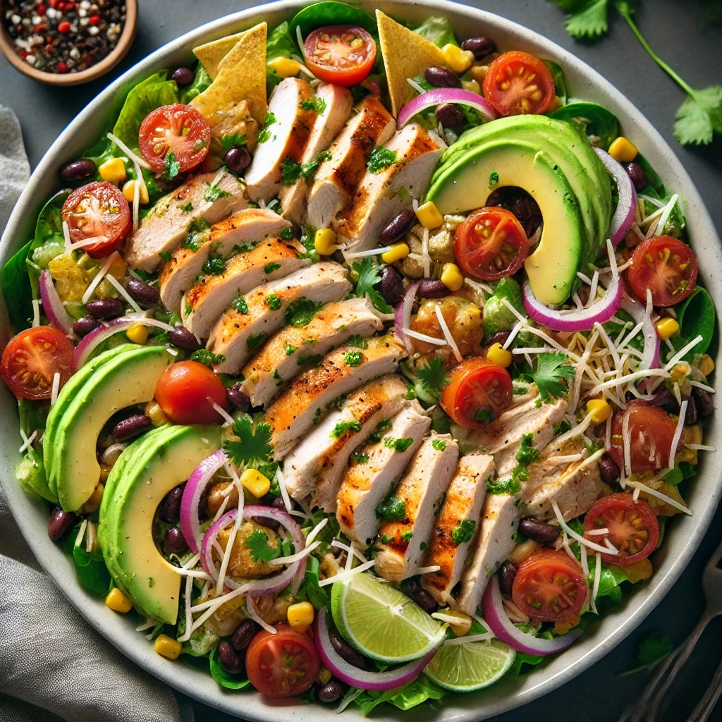 Cilantro Lime Chicken Taco Salad