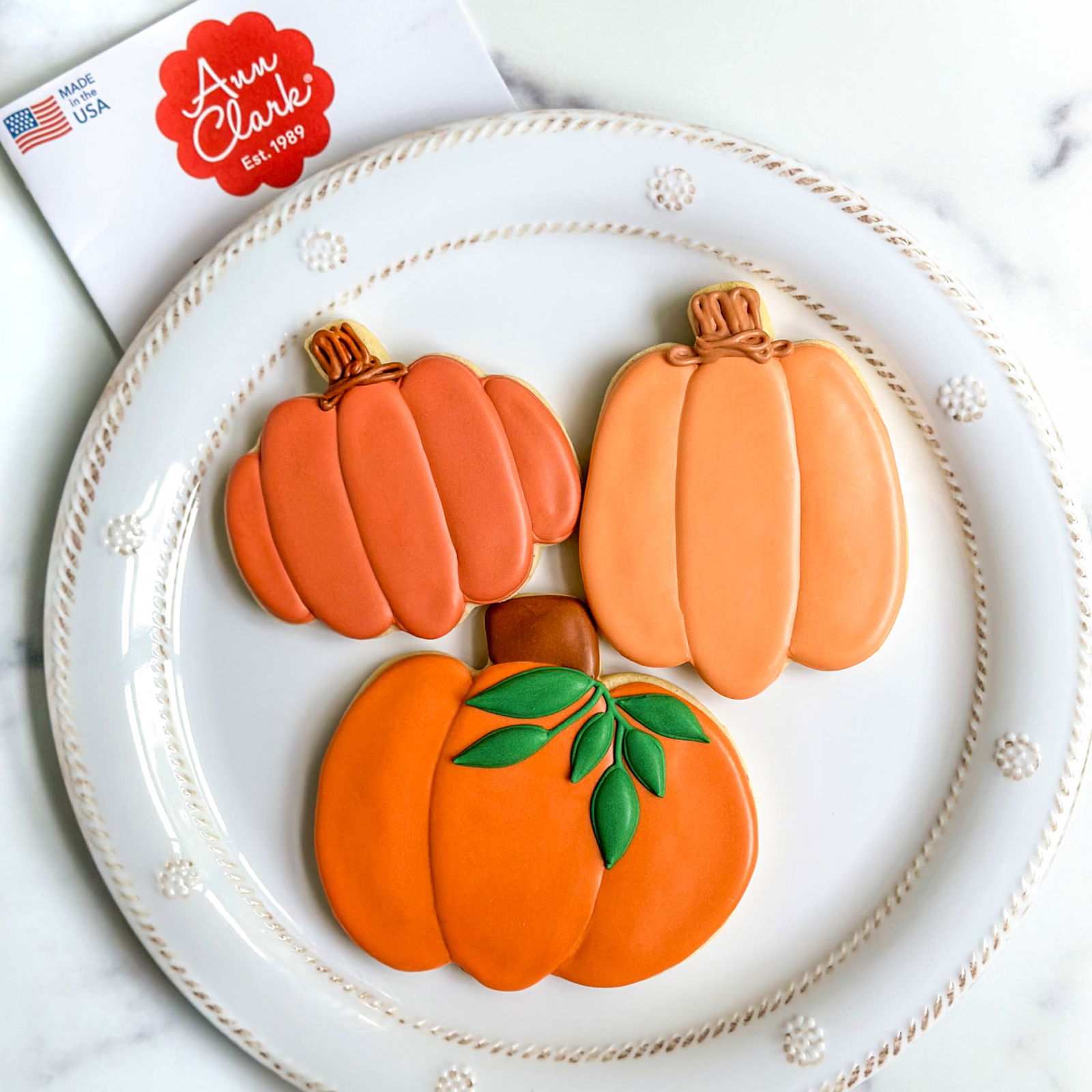 Pumpkin retailer COOKIES, Fall Cookies, Fondant Icing, Pumpkins