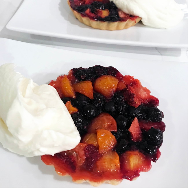 Image of Mixed Fruit and Berry Tarts or Pie