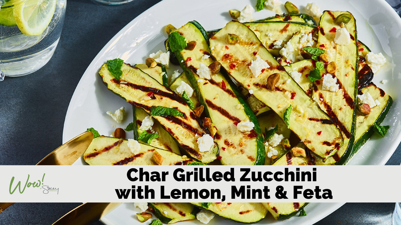 Image of Char-grilled Zucchini with Lemon, Mint & Feta