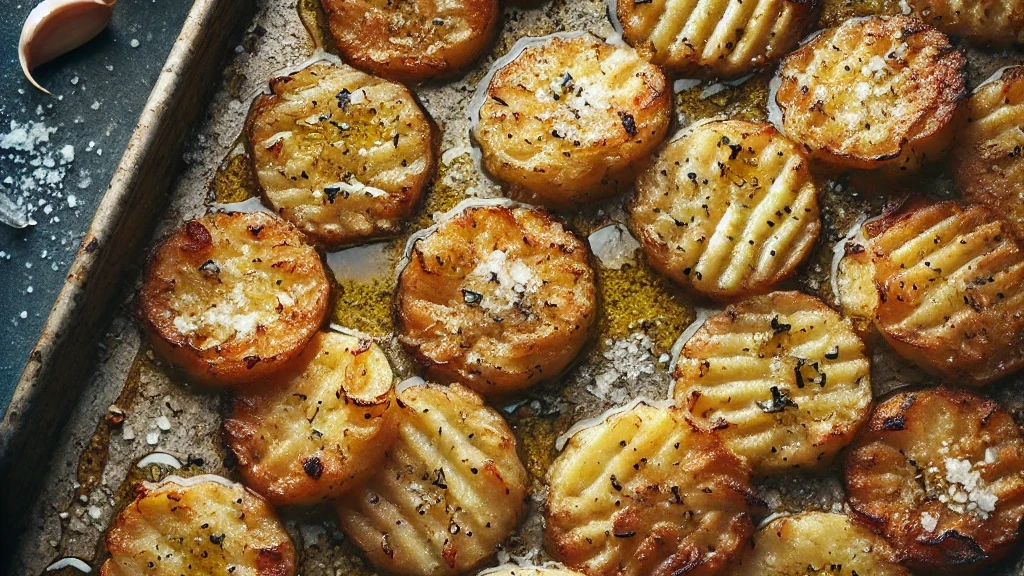 Image of Garlic Smashed Potatoes