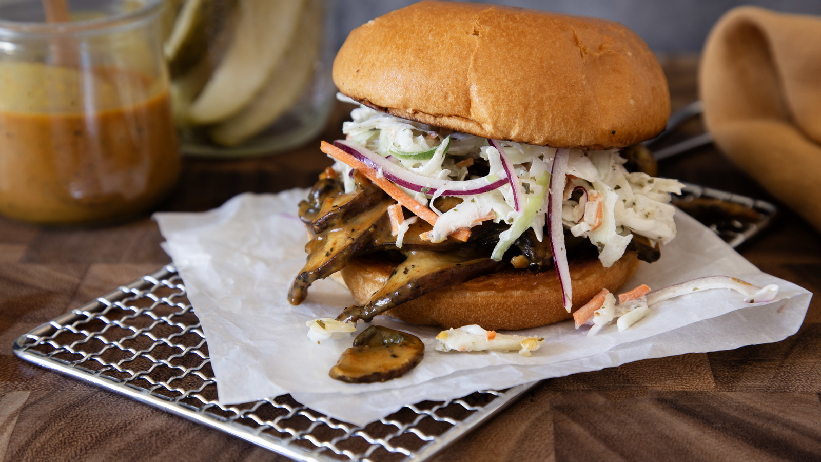 Image of BBQ Portabella Sandwiches